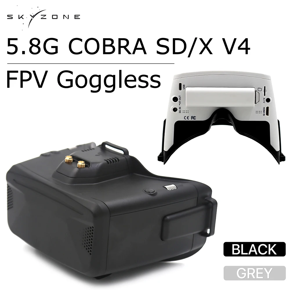 Skyzone 5.8G Cobra SD/X V4 FPV - Skyzone Cobra X V2 Fpv Goggles incelemesi ve fiyatı