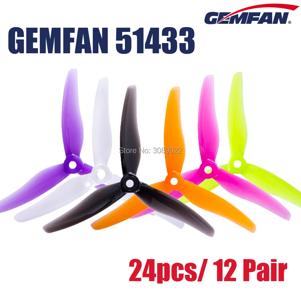 24 adet/12 çift Gemfan 51433 5 - Foxeer Reaper F4 128K 65A Esc incelemesi ve fiyatı